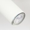 Zuoz Plafondlamp Chroom, Wit, 3-lichts