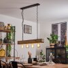 Berat Hanglamp Bruin, Zwart, 4-lichts