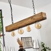 Berat Hanglamp Bruin, Zwart, 4-lichts