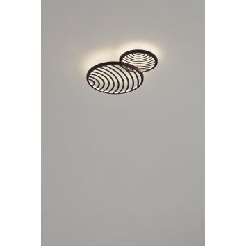 Mantra COLLAGE Plafondlamp LED Zwart, 1-licht