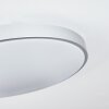 Buris Plafondpaneel LED Zilver, 1-licht, Afstandsbediening