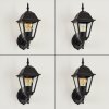 Naofe Buiten muurverlichting Zwart, 1-licht