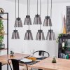 Angelshaug Hanglamp Zwart, 8-lichts