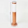 Gabarone Padverlichting Bruin, houtlook, 1-licht