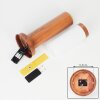 Gabarone Padverlichting Bruin, houtlook, 1-licht