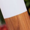 Gabarone Padverlichting Bruin, houtlook, 1-licht