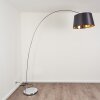 Lillby Staande lamp Grijs, 1-licht, Stoffen kap