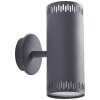 Brilliant Living Cavi Muurlamp LED Grijs, 2-lichts