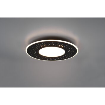 Trio-Leuchten Verus Plafondlamp LED Zwart, 1-licht, Afstandsbediening