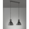 Fischer-Honsel London Hanglamp Zwart, 2-lichts