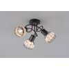 Fischer-Honsel Straw Plafondlamp Zwart, 3-lichts