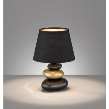 Fischer-Honsel Pibe Tafellamp Zwart, 1-licht