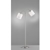Fischer-Honsel Cozy Staande lamp Nikkel mat, 2-lichts