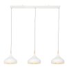 Steinhauer Bjorr Hanglamp Wit, 3-lichts