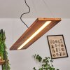 Versoix Hanglamp LED Chroom, Zwart, 1-licht