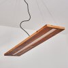 Versoix Hanglamp LED Chroom, Zwart, 1-licht