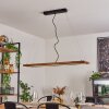 Versoix Hanglamp LED Chroom, Zwart, 1-licht