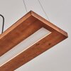 Versoix Hanglamp LED Chroom, Zwart, 1-licht