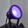 Sempach Padverlichting LED Zwart, 1-licht, Kleurwisselaar