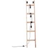 Brilliant Ladder Staande lamp Natuurlijke kleuren, Zwart, 3-lichts