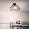 Brilliant Blacky Plafondlamp Zwart, 1-licht