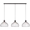 Brilliant Blacky Hanglamp Zwart, 3-lichts
