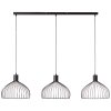 Brilliant Blacky Hanglamp Zwart, 3-lichts