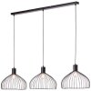Brilliant Blacky Hanglamp Zwart, 3-lichts