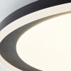 Brilliant Pederson Plafondlamp LED Zwart, 1-licht