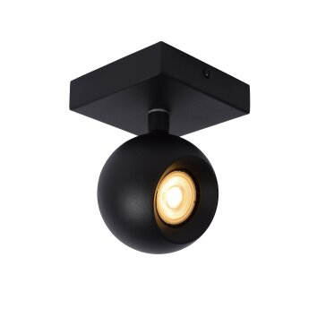 Lucide FAVORI Plafondlamp Zwart, 1-licht