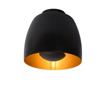 Lucide NOLAN Plafondlamp Zwart, 1-licht