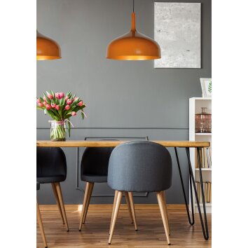 Lucide ROZALLA Hanglamp Geel, 1-licht