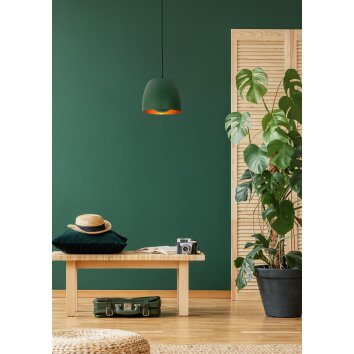Lucide NOLAN Hanglamp Groen, 1-licht