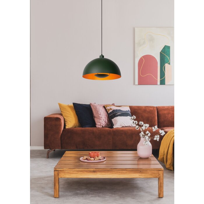 Lucide SIEMON Hanglamp Groen, 1-licht
