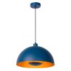 Lucide SIEMON Hanglamp Blauw, 1-licht