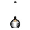 Lucide MIKAELA Hanglamp Zwart, 1-licht