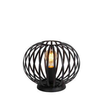 Lucide MANUELA Tafellamp Zwart, 1-licht