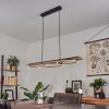 Pompu Hanglamp LED Natuurlijke kleuren, Zwart, 3-lichts