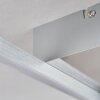 Buren Plafondlamp LED Nikkel mat, 1-licht