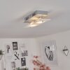 Liestal Plafondlamp LED Nikkel mat, 2-lichts