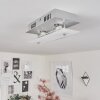 Liestal Plafondlamp LED Nikkel mat, 2-lichts