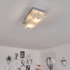 Liestal Plafondlamp LED Nikkel mat, 2-lichts
