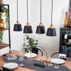 Tatodere Hanglamp Bruin, Zwart, 4-lichts