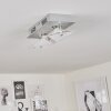 Liestal Plafondlamp LED Nikkel mat, 2-lichts