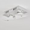 Liestal Plafondlamp LED Nikkel mat, 2-lichts