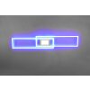 Trio-Leuchten Ganado Plafondlamp LED Nikkel mat, 2-lichts, Afstandsbediening, Kleurwisselaar