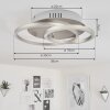 Mohlin Plafondlamp LED Nikkel mat, 1-licht