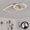 Buren Plafondlamp LED Nikkel mat, 1-licht