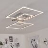 Buren Plafondlamp LED Nikkel mat, 1-licht