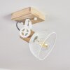 Orny Plafondlamp Natuurlijke kleuren, Wit, 1-licht